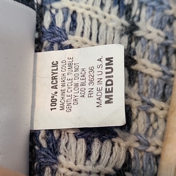 Vintage Fashion Bug Y2K 90s Fair Isle Sweater Nordic Boxy Size Medium Heritage - Picture 7 of 7